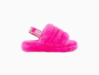 UGG Fluff Yeah Big Kids Slides Rose - AU 156HN